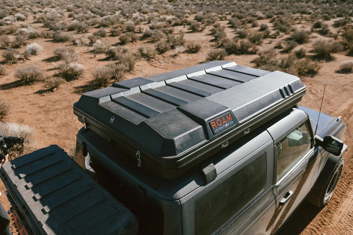 Rambler by ROAM Adventure Co. - Hard Shell Roof Top Tent with Panoramic View - Molded Roof Shell Photo