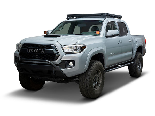 Toyota Tacoma (2005+) Low Profile Front Runner Roof Rack with KC FLEX Era Light Bar Kit