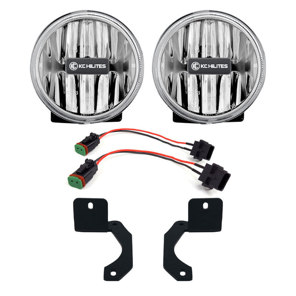 4" Gravity® LED G4 - 2-Light System - SAE/ECE - 10W Fog Beam - for 18-24 Jeep JL / JT Steel Bumper