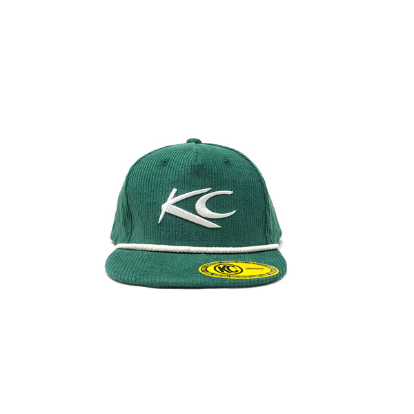 Retro Style Corduroy KC HiLiTES Hat - Green - One Size