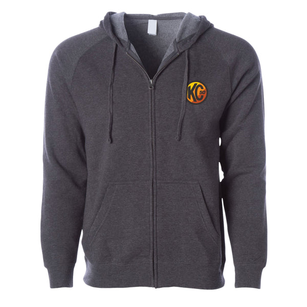 KC The Original Zip-up Hoodie - Heather Gray - X-Large