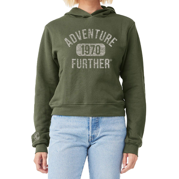 KC Women's Collegiate Adventurer Mid-Length Hoodie - Green - Small